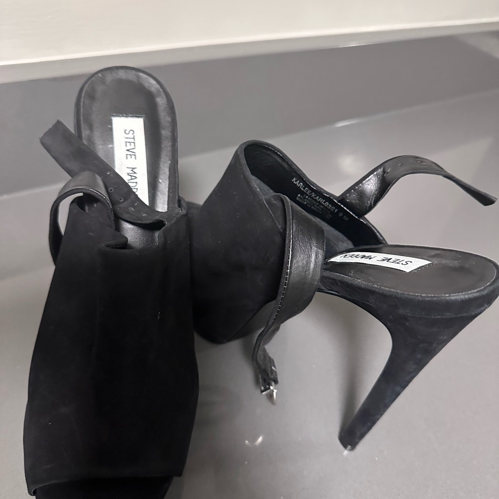 Steve Madden Elegant Black suide Heels